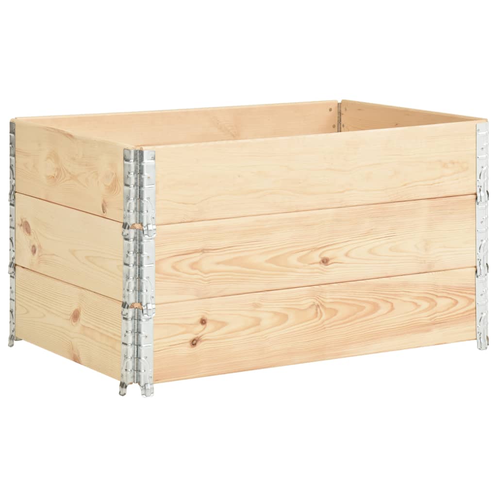 3 st Plantenbakken verhoogd 50x100 cm massief grenenhout is nu te koop bij PeponiXL, paradijselijk wonen!