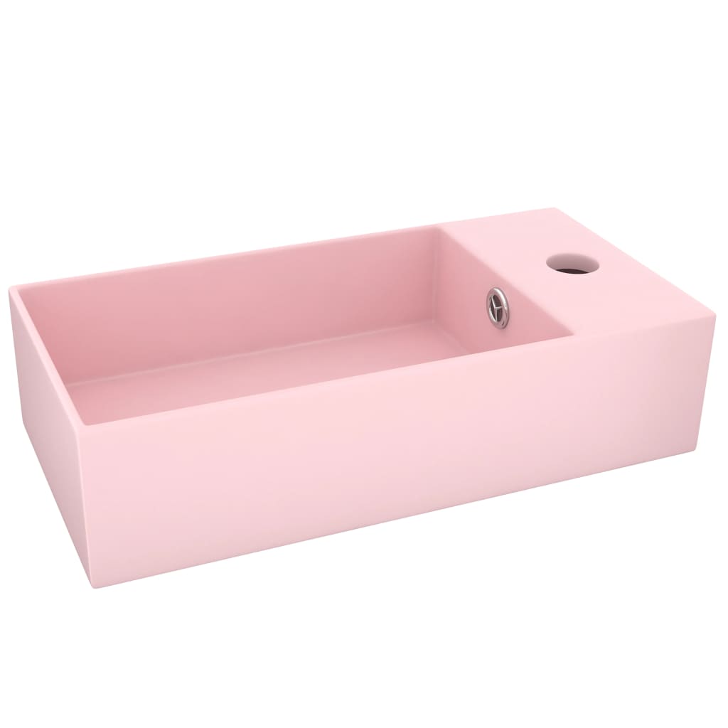 Wastafel met overloop keramiek matroze is nu te koop bij PeponiXL, paradijselijk wonen!