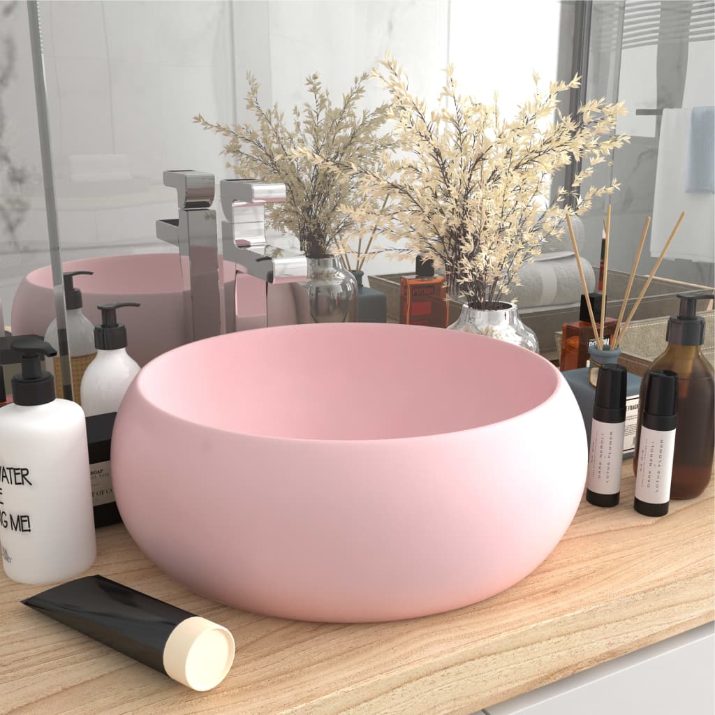 Wastafel rond 40x15 cm keramiek matroze is nu te koop bij PeponiXL, paradijselijk wonen!