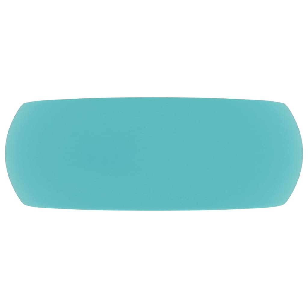 Wastafel rond 40x15 cm keramiek mat lichtgroen is nu te koop bij PeponiXL, paradijselijk wonen!