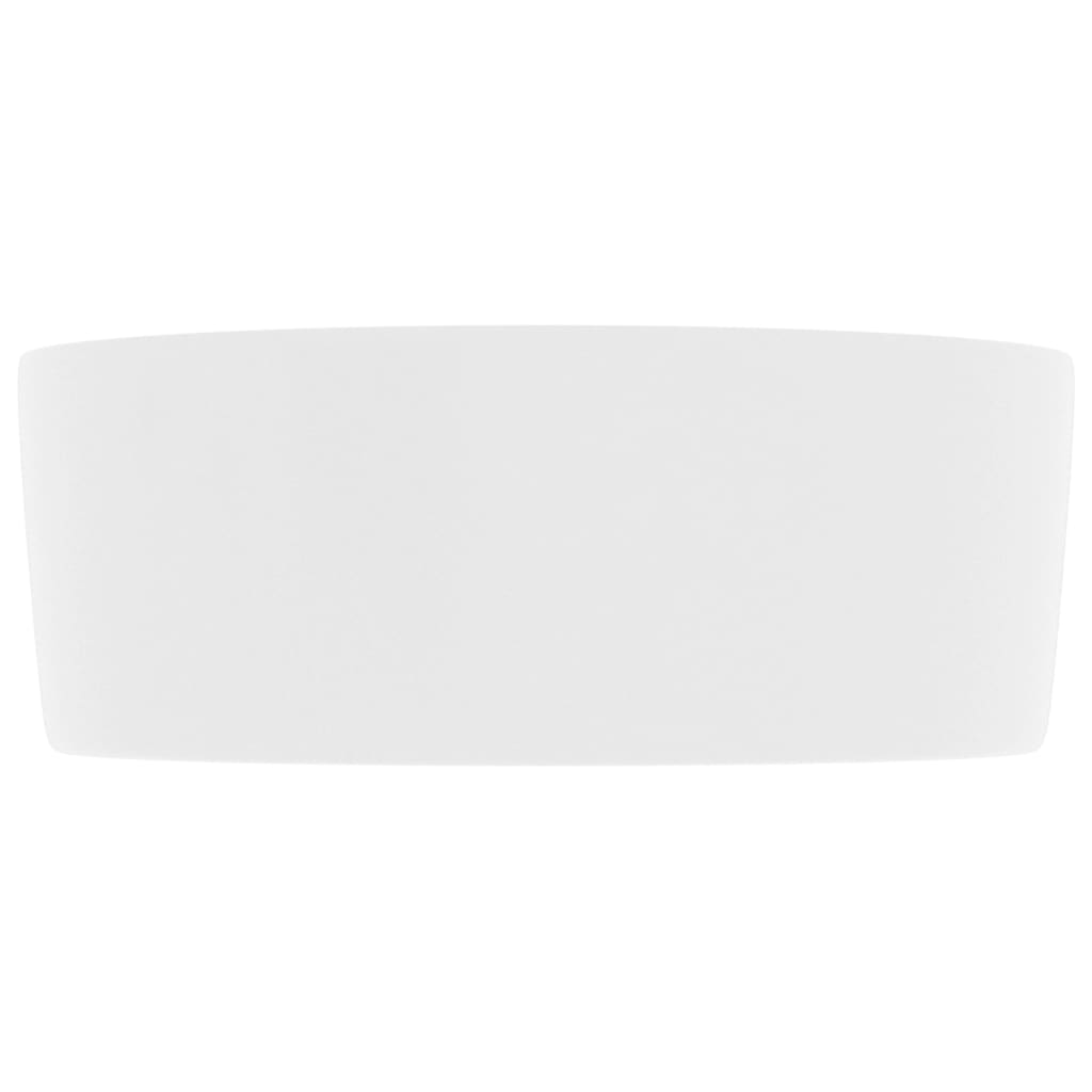 Wastafel rond 40x15 cm keramiek matwit is nu te koop bij PeponiXL, paradijselijk wonen!
