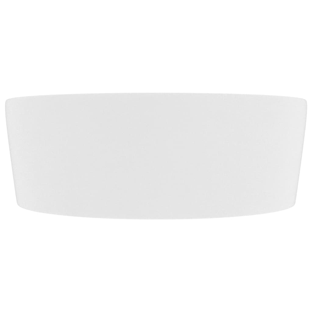 Wastafel met overloop 36x13 cm keramiek matwit is nu te koop bij PeponiXL, paradijselijk wonen!