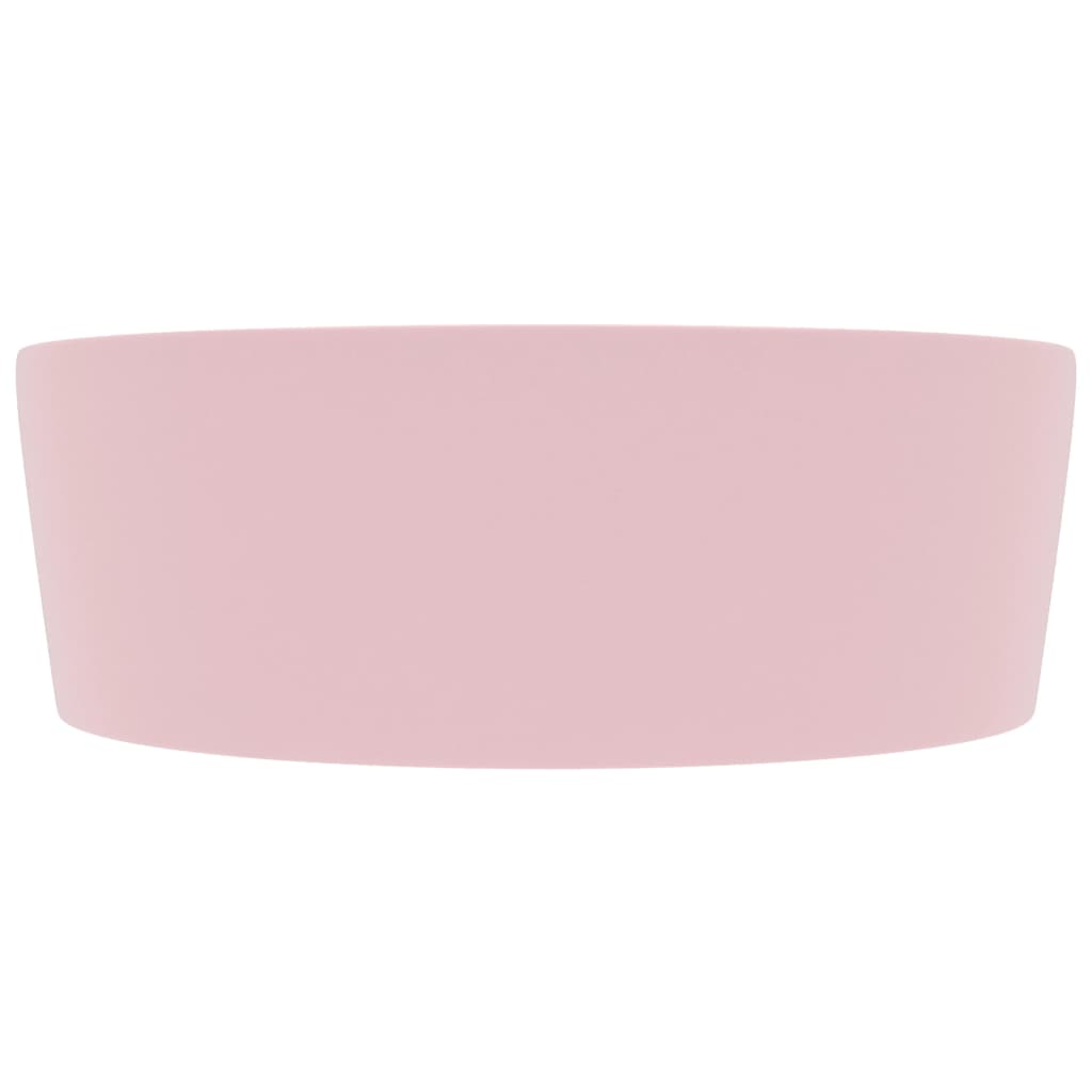 Wastafel met overloop 36x13 cm keramiek matroze