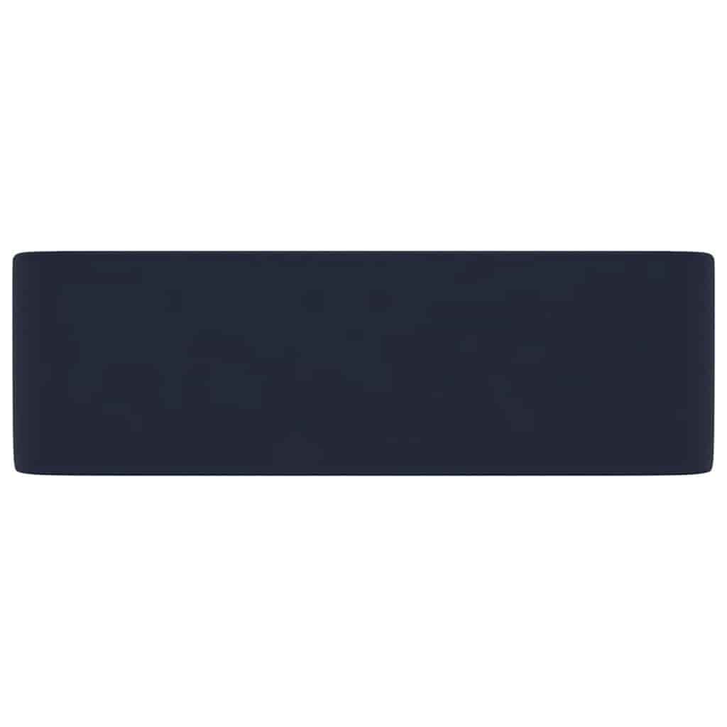 Wastafel 41x30x12 cm keramiek mat donkerblauw