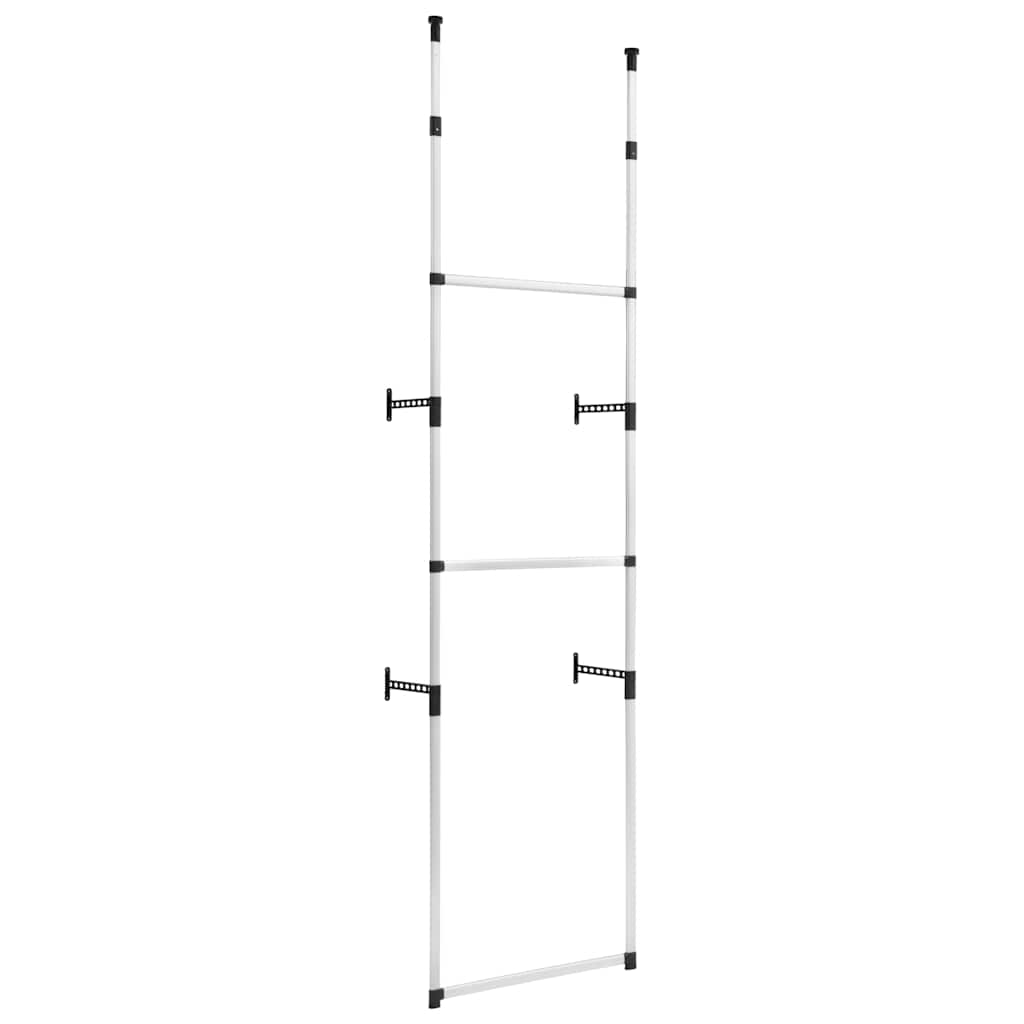 Kledingkastsysteem met stangen telescopisch aluminium is nu te koop bij PeponiXL, paradijselijk wonen!