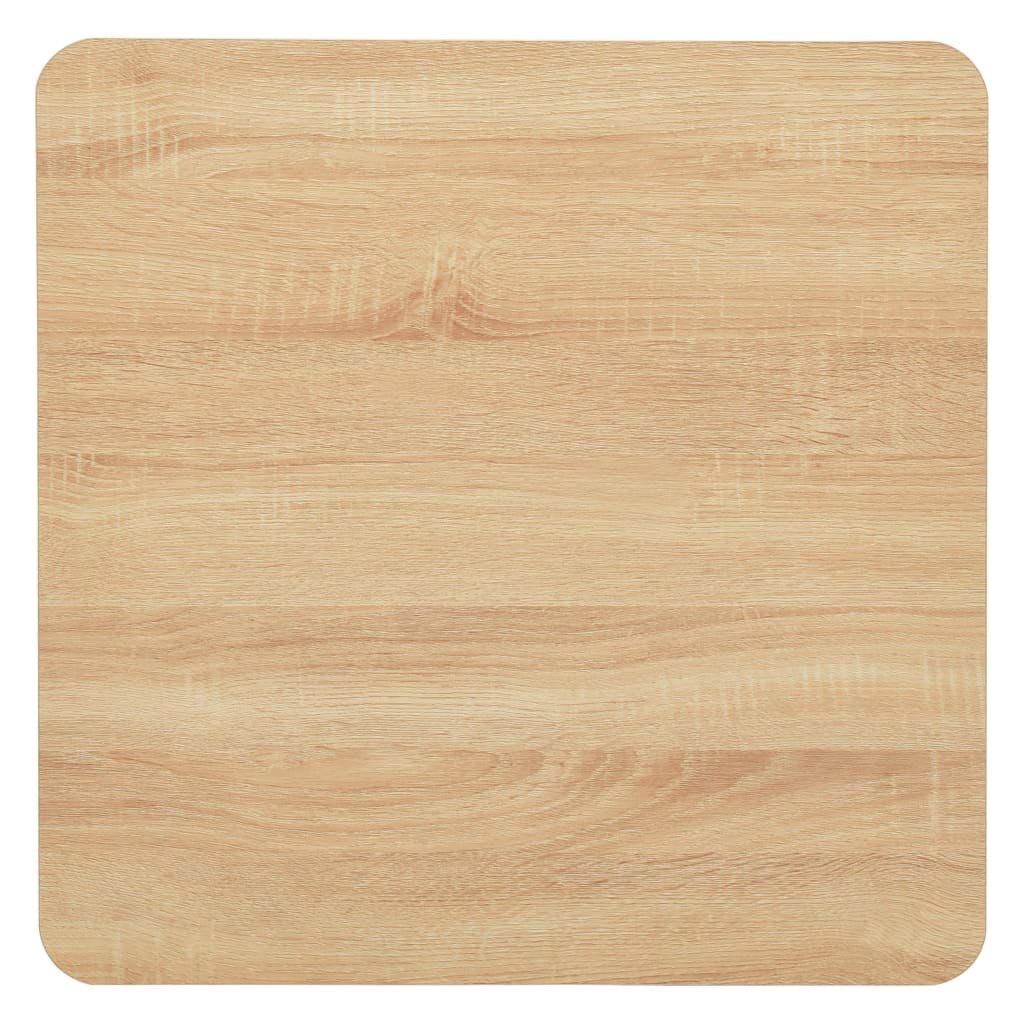 Bistrotafel 50x50x107 cm eikenkleurig is nu te koop bij PeponiXL, paradijselijk wonen!