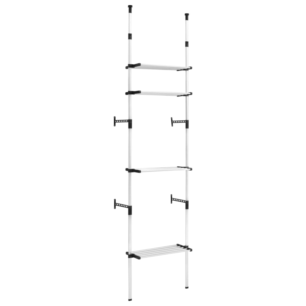 Kledingkastsysteem met schappen telescopisch aluminium is nu te koop bij PeponiXL, paradijselijk wonen!