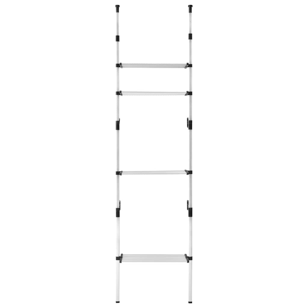 Kledingkastsysteem met schappen telescopisch aluminium is nu te koop bij PeponiXL, paradijselijk wonen!