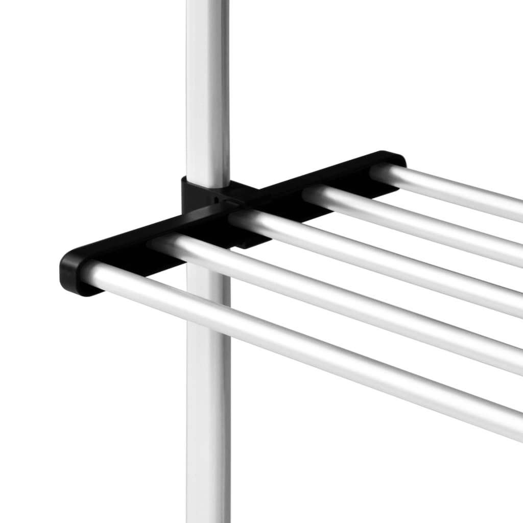 Kledingkastsysteem met schappen telescopisch aluminium is nu te koop bij PeponiXL, paradijselijk wonen!