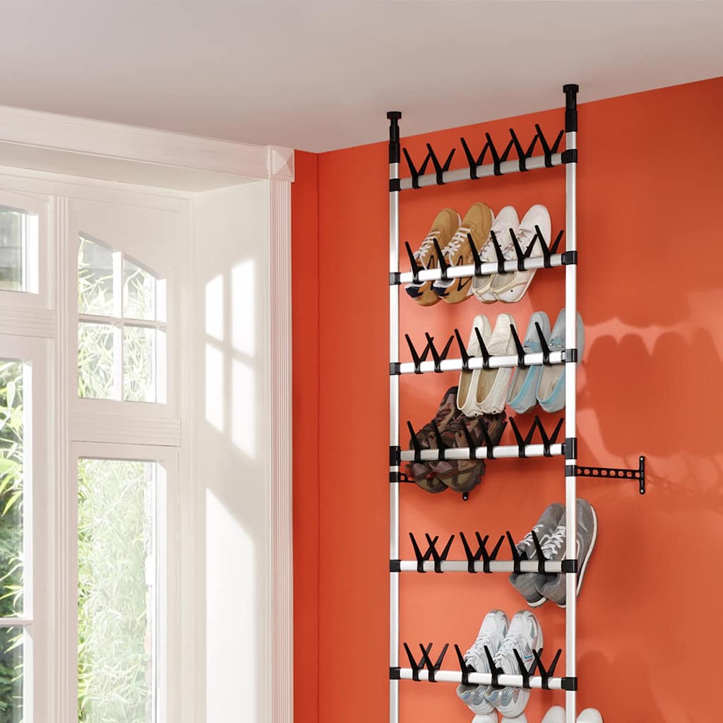 Schoenenrek met stangen telescopisch aluminium is nu te koop bij PeponiXL, paradijselijk wonen!