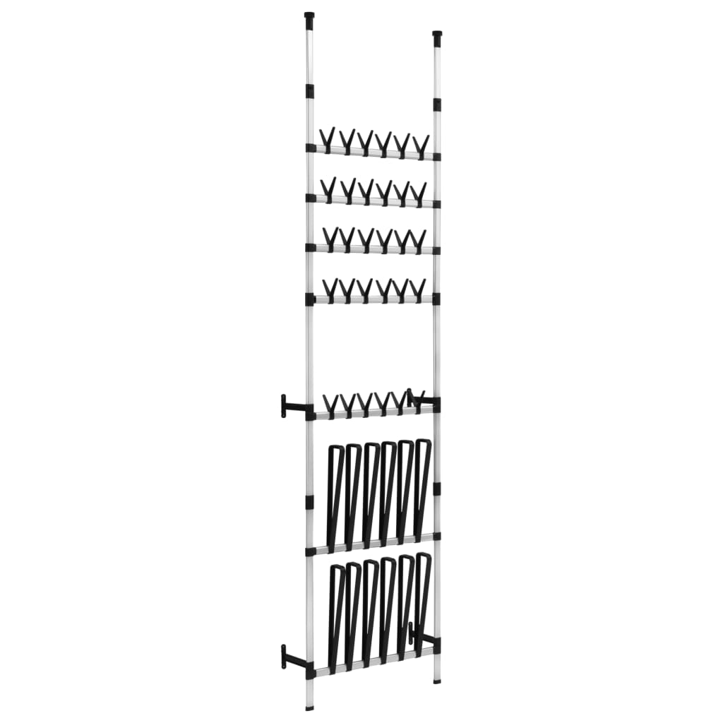Schoenenrek met stangen telescopisch aluminium is nu te koop bij PeponiXL, paradijselijk wonen!