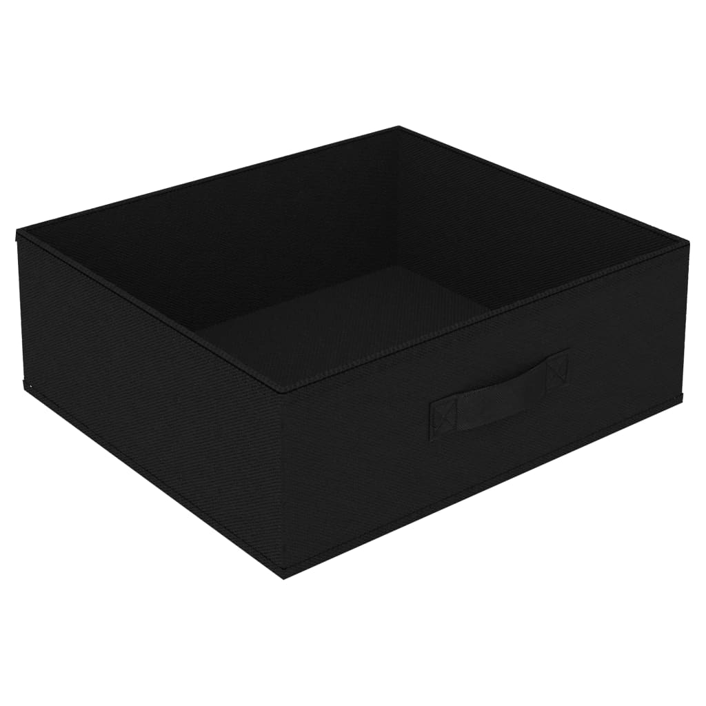 Opbergrek met 4 stoffen manden staal zwart is nu te koop bij PeponiXL, paradijselijk wonen!