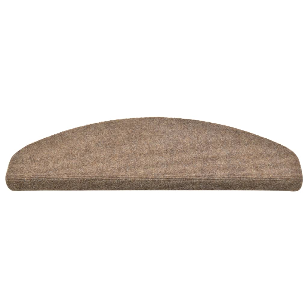 Trapmatten Zelfklevend 15 stuks 65x21x4 cm Beige Halfrond Groot is nu te koop bij PeponiXL, paradijselijk wonen!