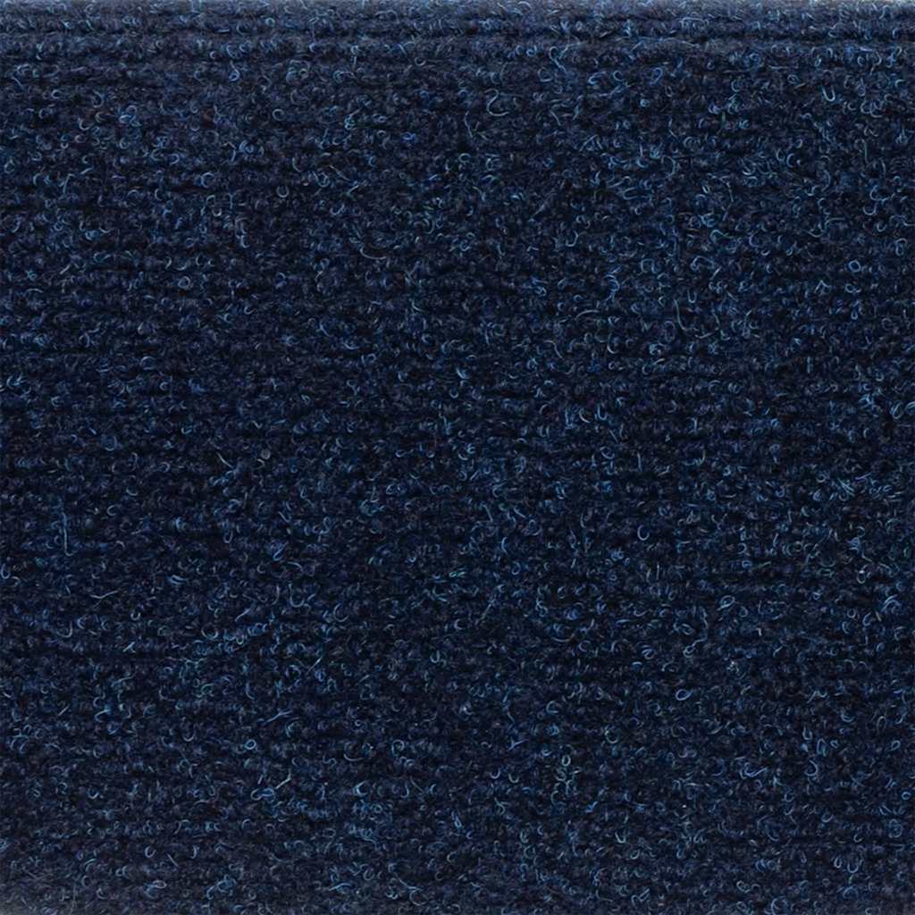 Trapmatten zelfklevend 15 stuks 56x17x3 cm marineblauw halfrond