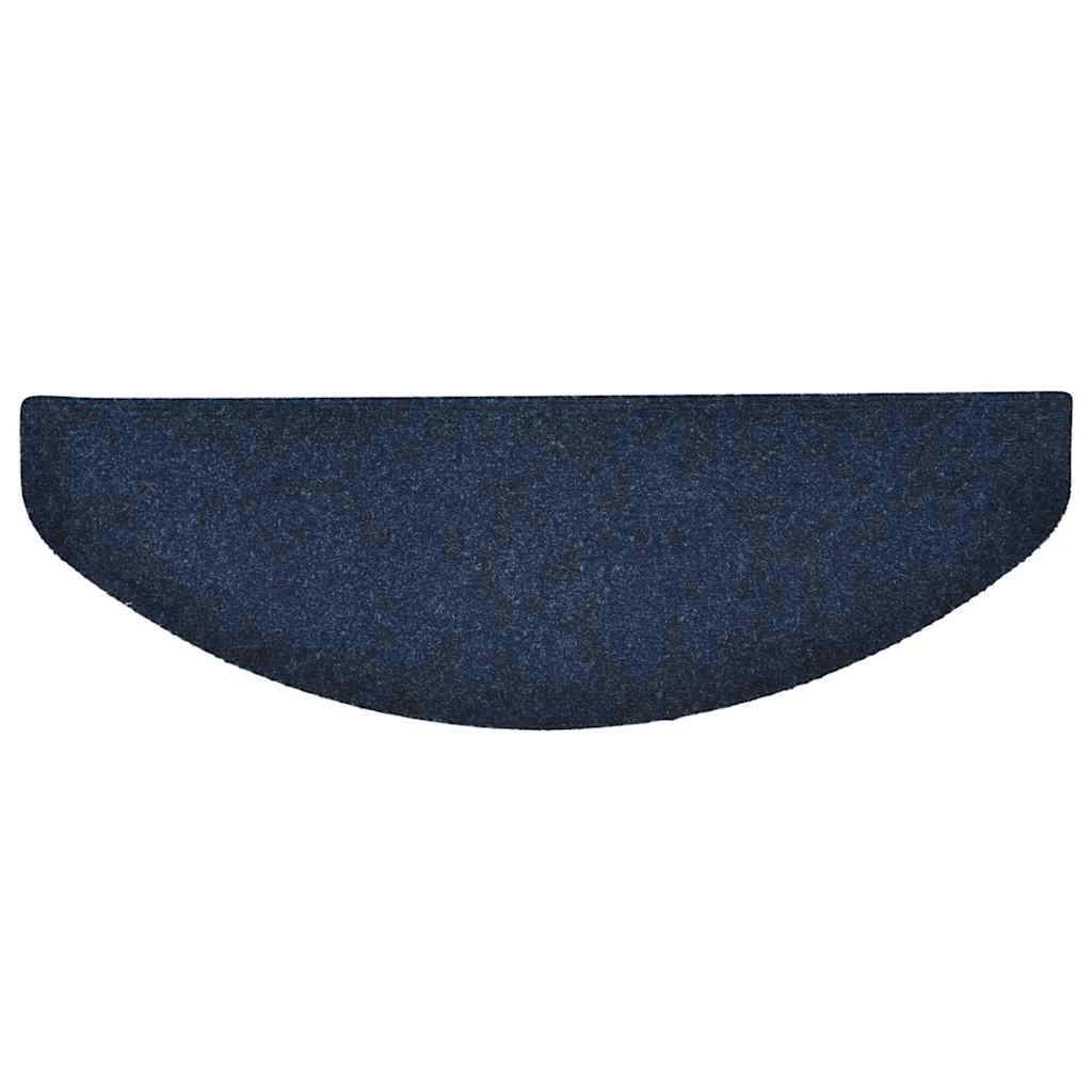 Trapmatten zelfklevend 15 stuks 65x21x4 cm marineblauw halfrond groot is nu te koop bij PeponiXL, paradijselijk wonen!