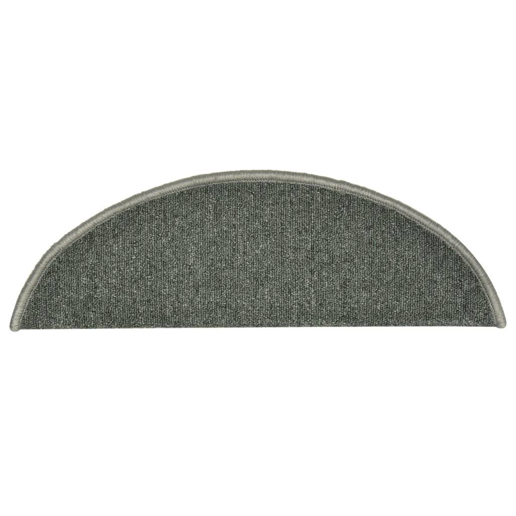 Trapmatten 15 st 56x17x3 cm Donkergroen Halfrond