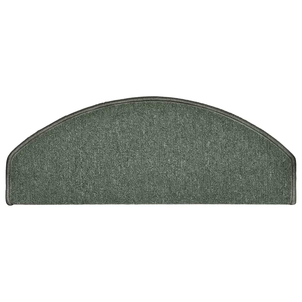 Trapmatten 15 st 65x24x4 cm Donkergroen Halfrond Groot