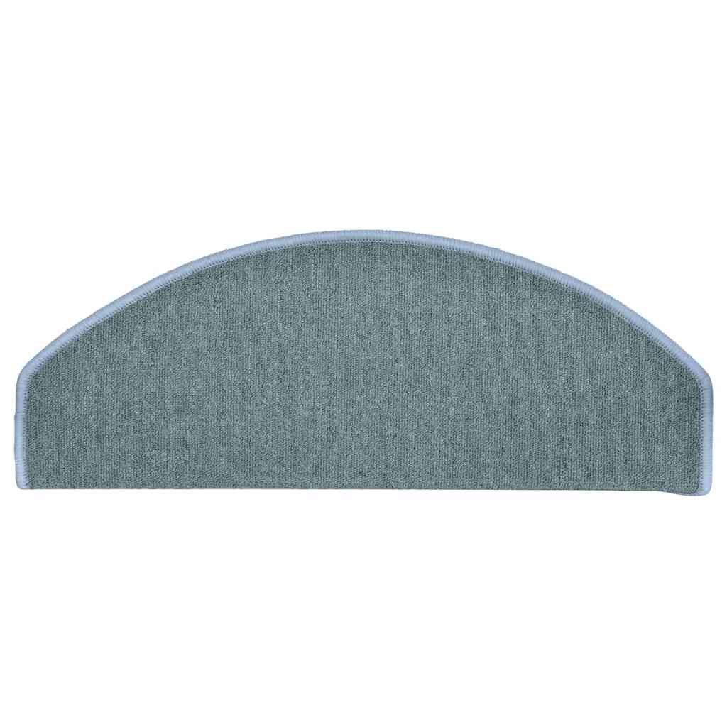 Trapmatten 15 st 65x24x4 cm Zeeblauw Halfrond Groot