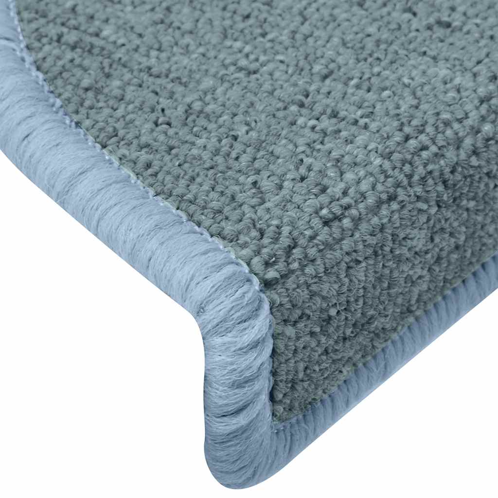 Trapmatten 15 st 65x24x4 cm Zeeblauw Halfrond Groot
