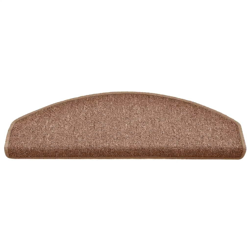 Trapmatten 15 st 65x24x4 cm Bruin Halfrond Groot