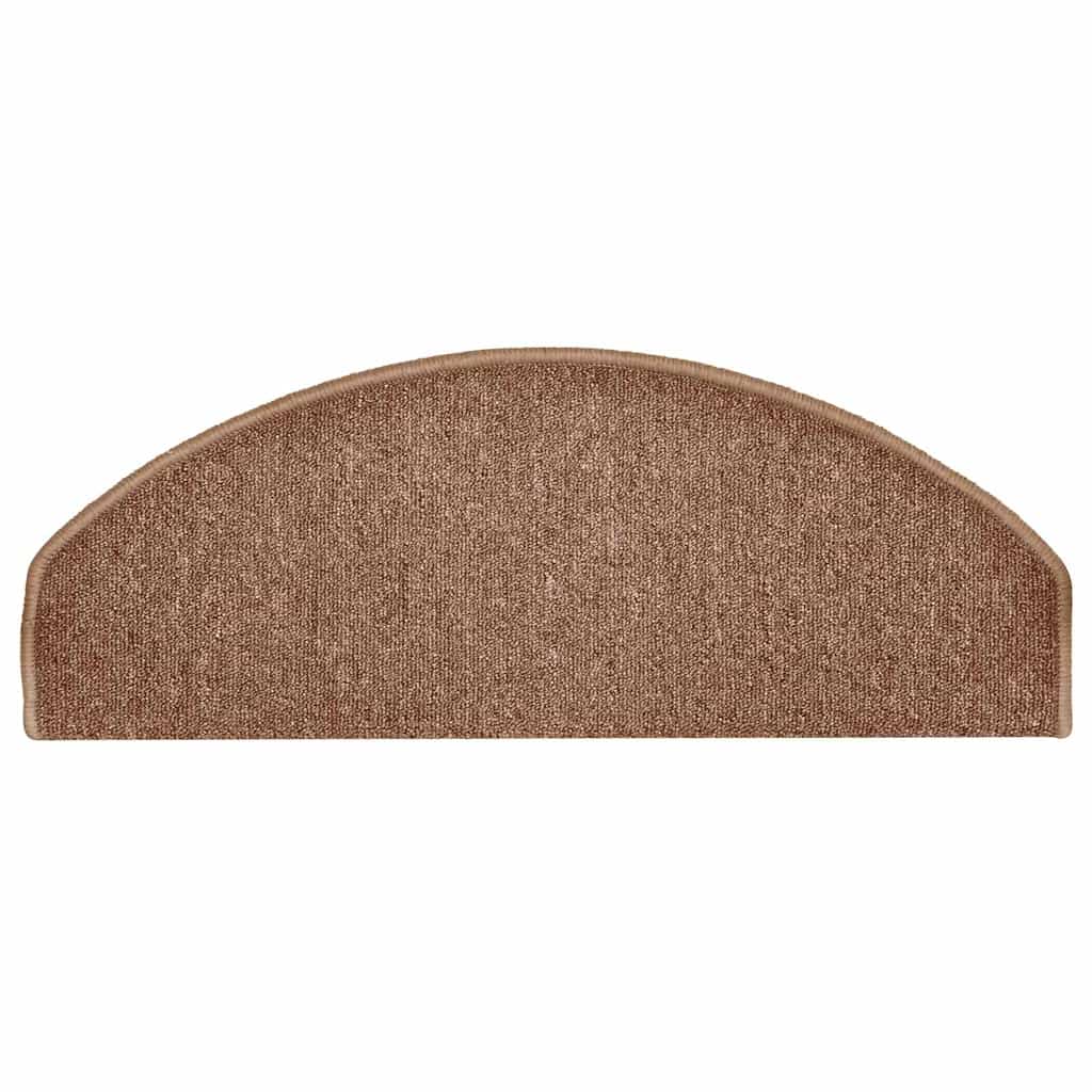 Trapmatten 15 st 65x24x4 cm Bruin Halfrond Groot
