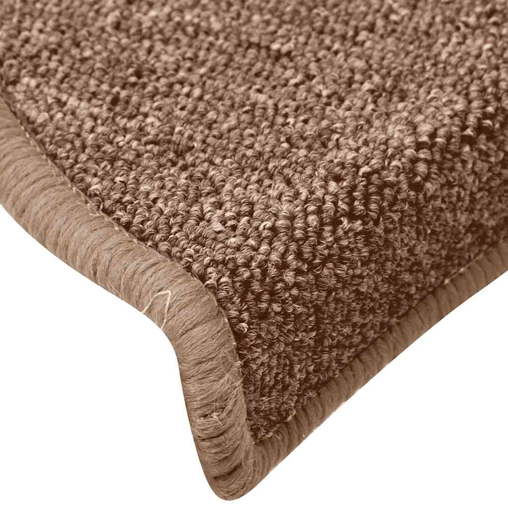 Trapmatten 15 st 65x24x4 cm Bruin Halfrond Groot