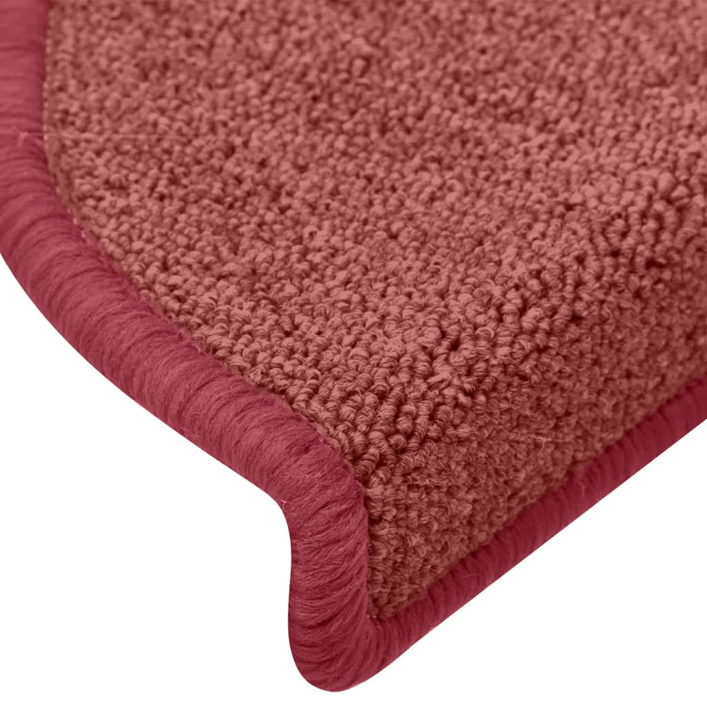 Trapmatten 15 st 65x24x4 cm Bordeaux Halfrond Groot is nu te koop bij PeponiXL, paradijselijk wonen!