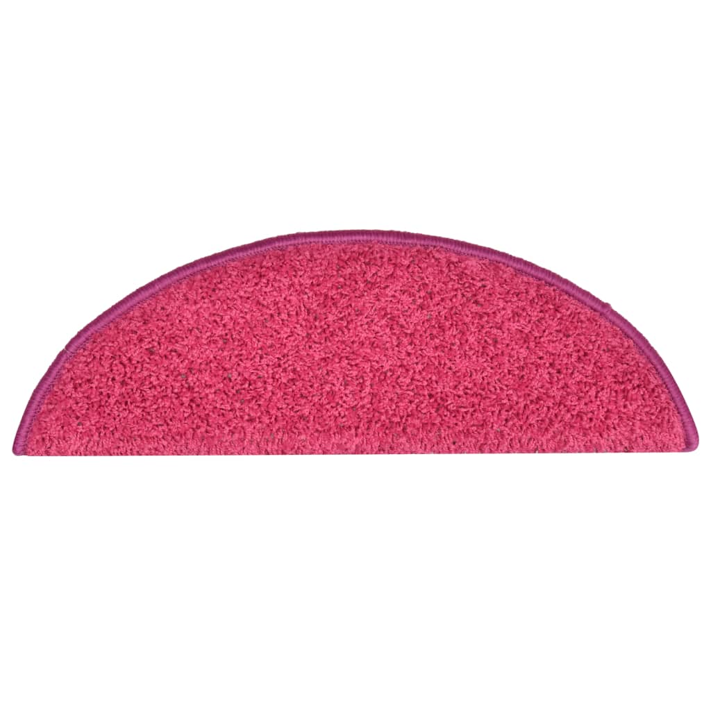 Trapmatten 15 st 56x17x3 cm Roze Halfrond is nu te koop bij PeponiXL, paradijselijk wonen!