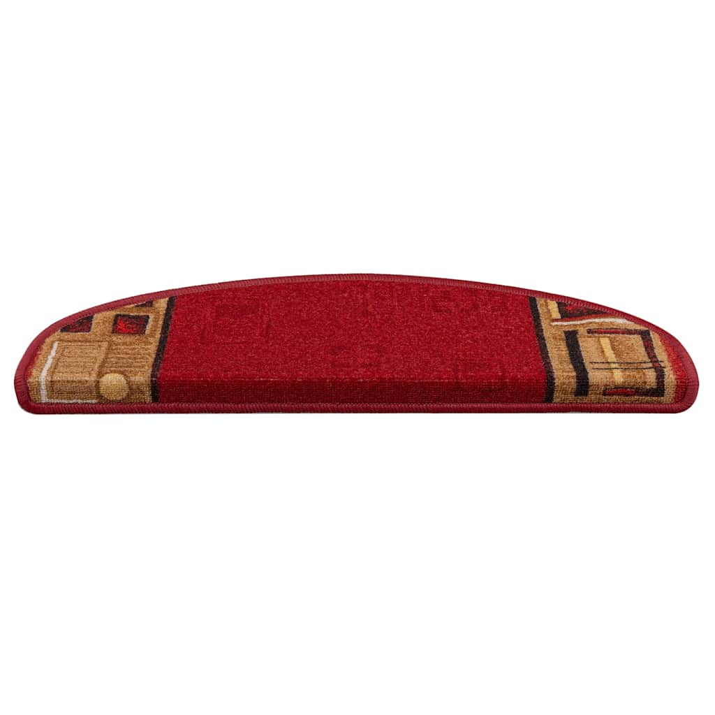 Trapmatten zelfklevend 15 st 65x21x4 cm rood is nu te koop bij PeponiXL, paradijselijk wonen!