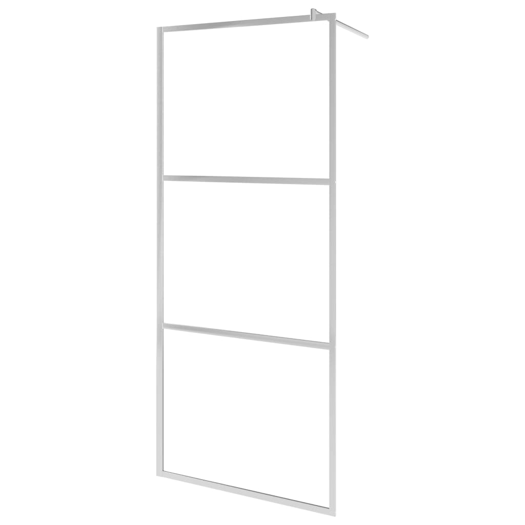 Inloopdouchewand halfmat 90x195 cm ESG-glas is nu te koop bij PeponiXL, paradijselijk wonen!