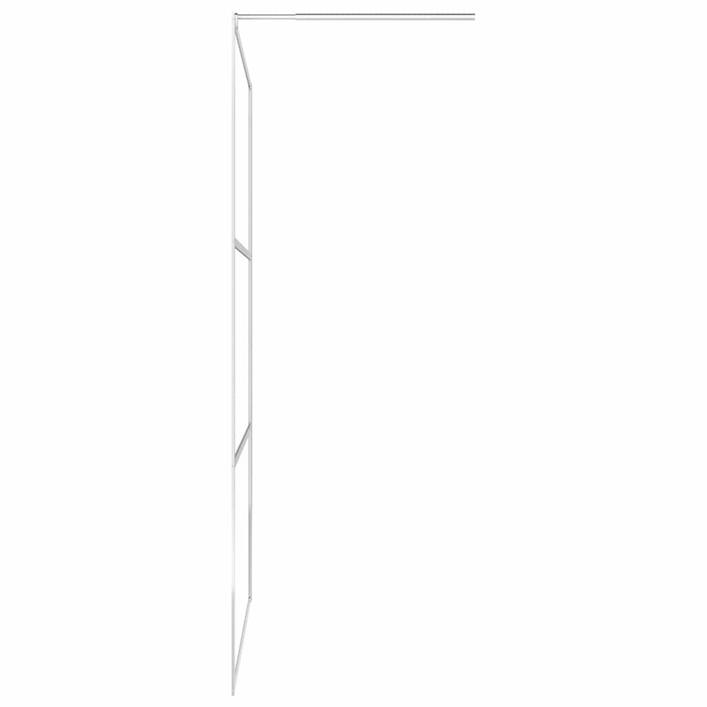 Inloopdouchewand halfmat 90x195 cm ESG-glas is nu te koop bij PeponiXL, paradijselijk wonen!