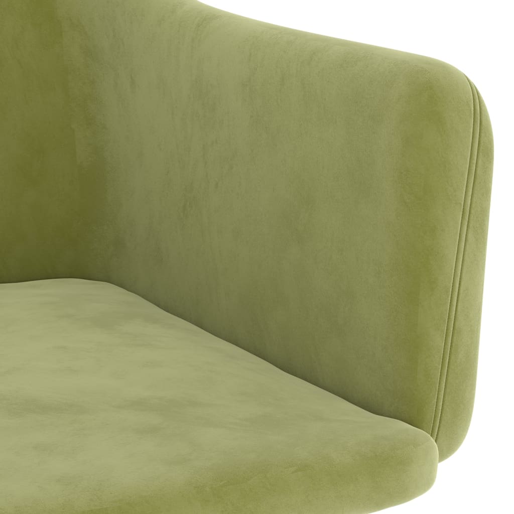 Eetkamerstoelen 2 st fluweel lichtgroen is nu te koop bij PeponiXL, paradijselijk wonen!