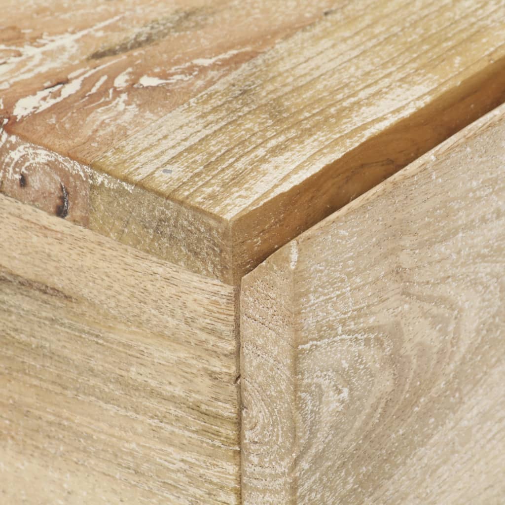 Nachtkastje 40x30x50 cm massief mangohout is nu te koop bij PeponiXL, paradijselijk wonen!