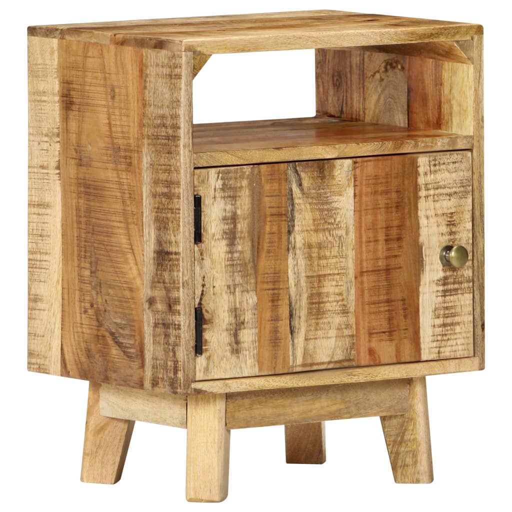 Nachtkastje 40x30x50 cm ruw mangohout is nu te koop bij PeponiXL, paradijselijk wonen!