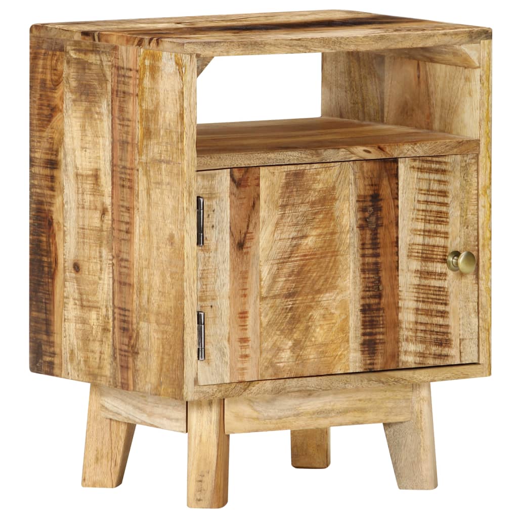 Nachtkastje 40x30x50 cm ruw mangohout is nu te koop bij PeponiXL, paradijselijk wonen!