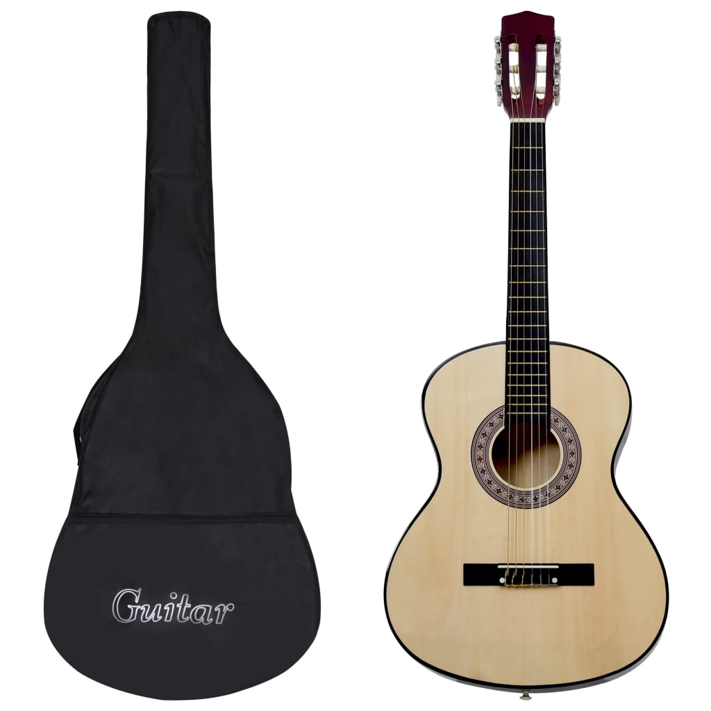 Gitaar klassiek beginner met tas 4/4 39" is nu te koop bij PeponiXL, paradijselijk wonen!