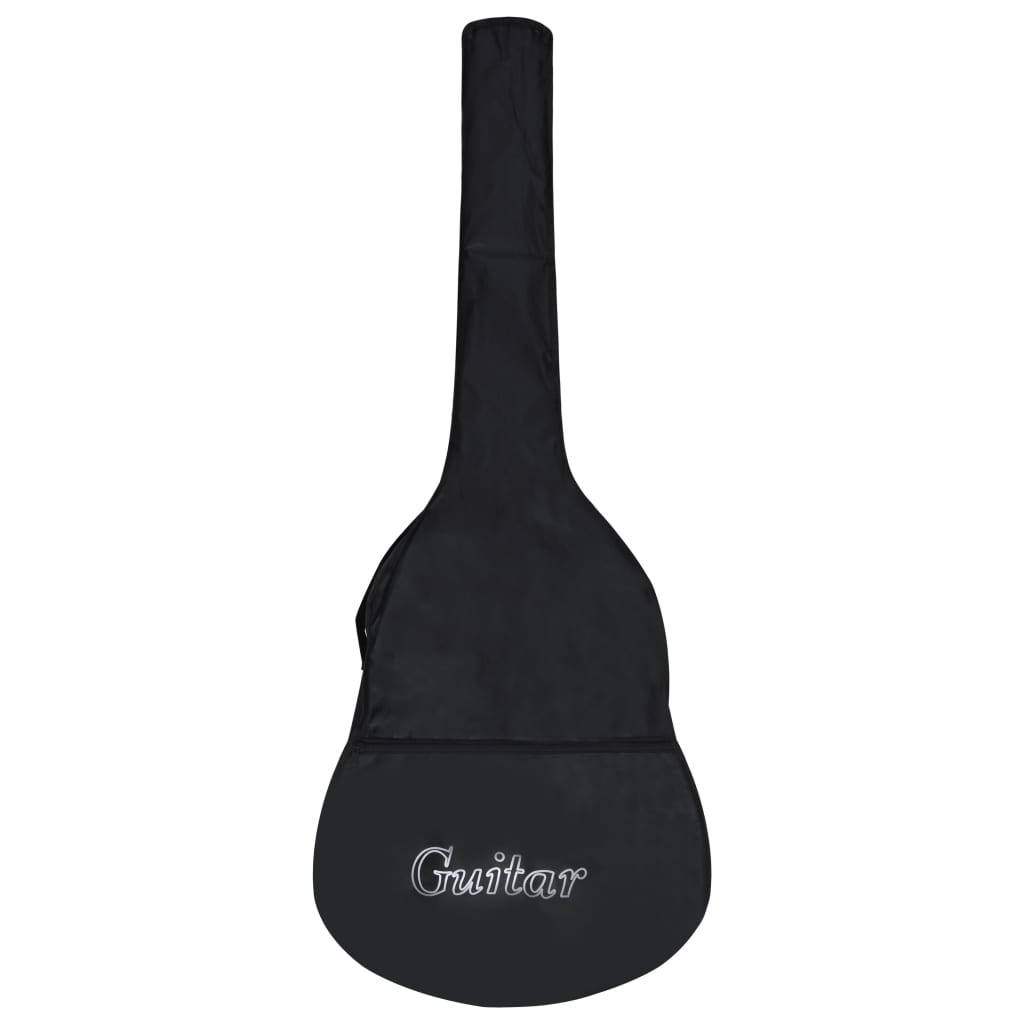 Gitaar klassiek beginner met tas 4/4 39" zwart is nu te koop bij PeponiXL, paradijselijk wonen!