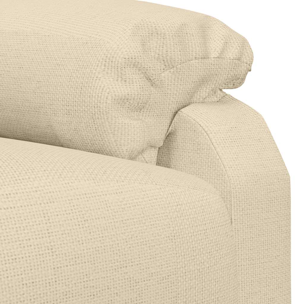 Massagestoel stof crèmekleurig is nu te koop bij PeponiXL, paradijselijk wonen!