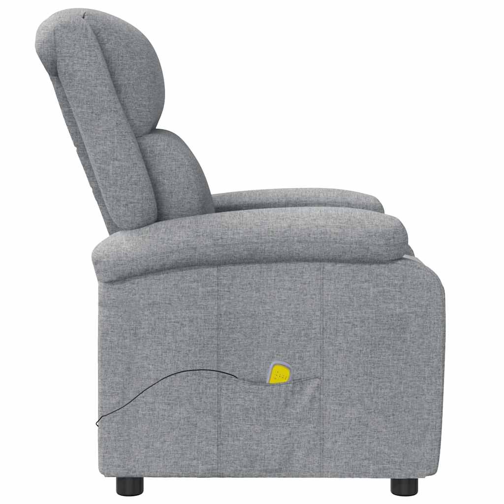Massagestoel stof lichtgrijs is nu te koop bij PeponiXL, paradijselijk wonen!