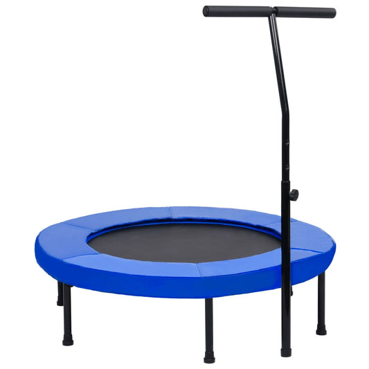 Fitnesstrampoline met handgreep en veiligheidsmat 102 cm is nu te koop bij PeponiXL, paradijselijk wonen!