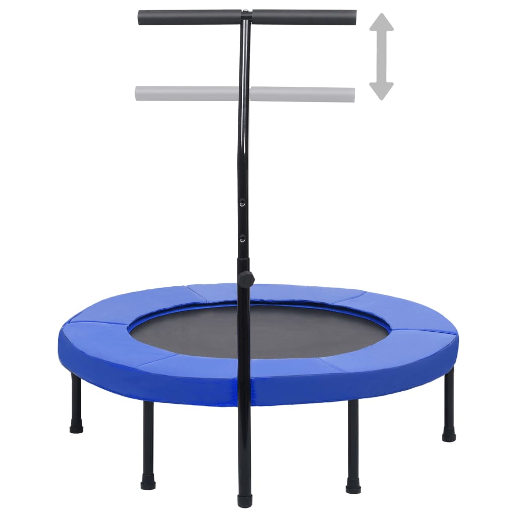 Fitnesstrampoline met handgreep en veiligheidsmat 102 cm is nu te koop bij PeponiXL, paradijselijk wonen!
