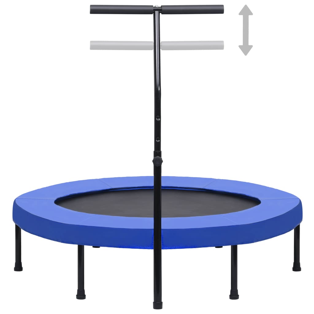 Fitnesstrampoline met handgreep en veiligheidsmat 122 cm is nu te koop bij PeponiXL, paradijselijk wonen!