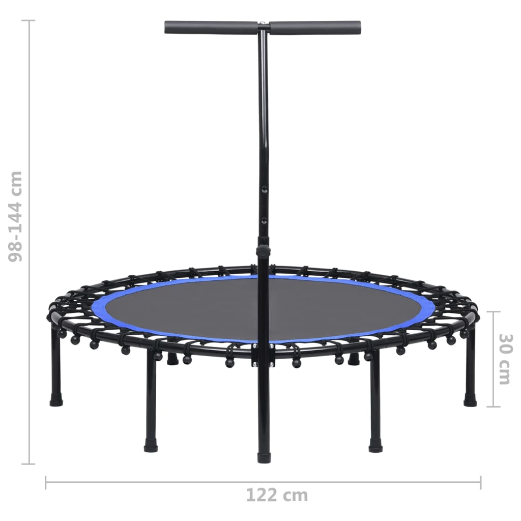 Fitnesstrampoline met handgreep 122 cm is nu te koop bij PeponiXL, paradijselijk wonen!