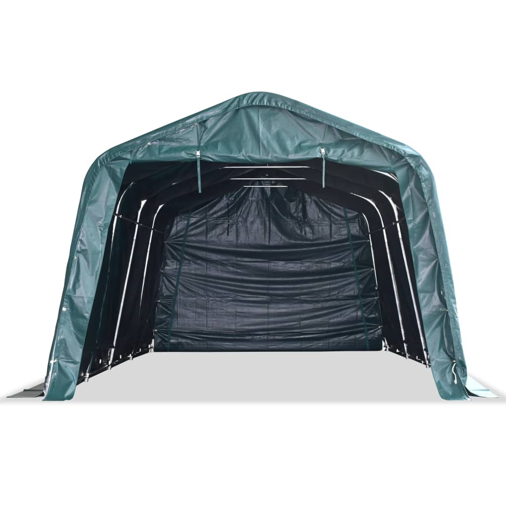 Veetent verwijderbaar 550 g/m² 3,3x6,4 m PVC donkergroen is nu te koop bij PeponiXL, paradijselijk wonen!