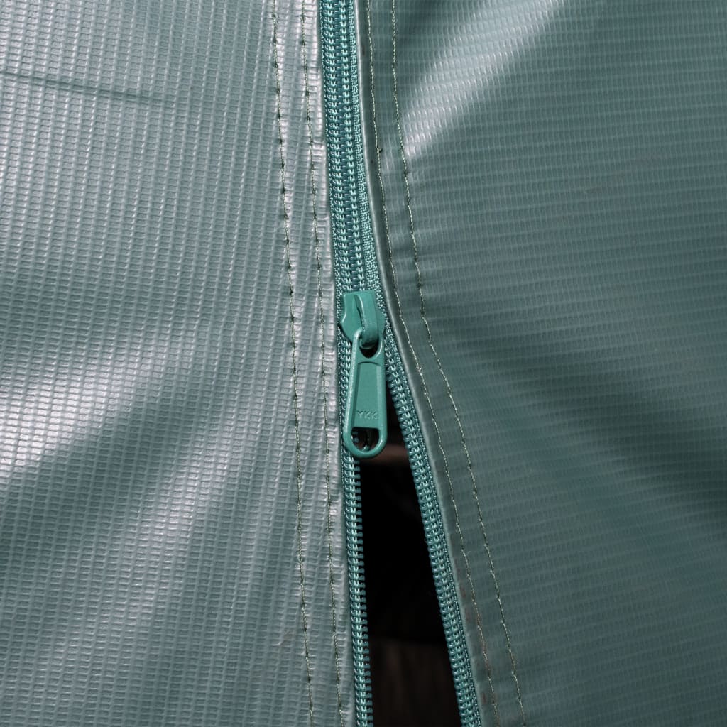 Veetent verwijderbaar 550 g/m² 3,3x6,4 m PVC donkergroen is nu te koop bij PeponiXL, paradijselijk wonen!