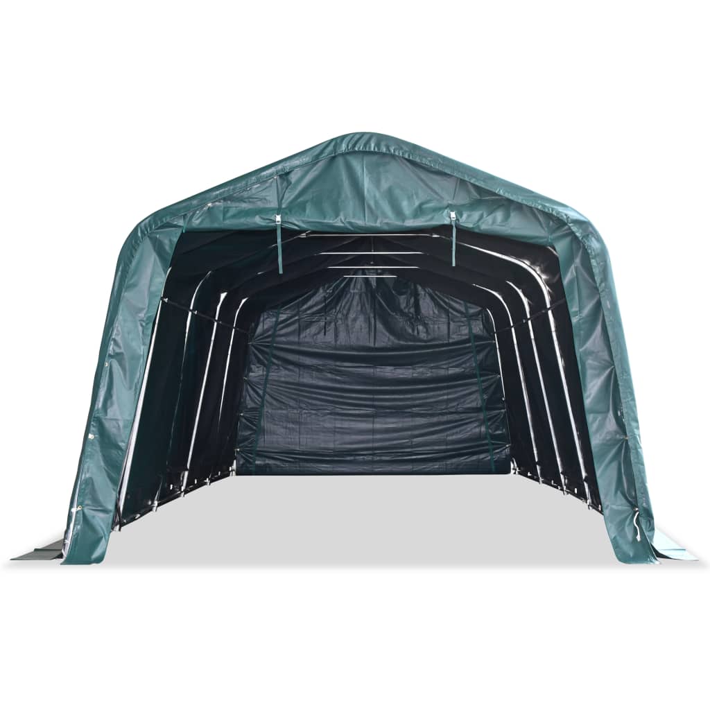 Veetent verwijderbaar 550 g/m² 3,3x8 m PVC donkergroen is nu te koop bij PeponiXL, paradijselijk wonen!