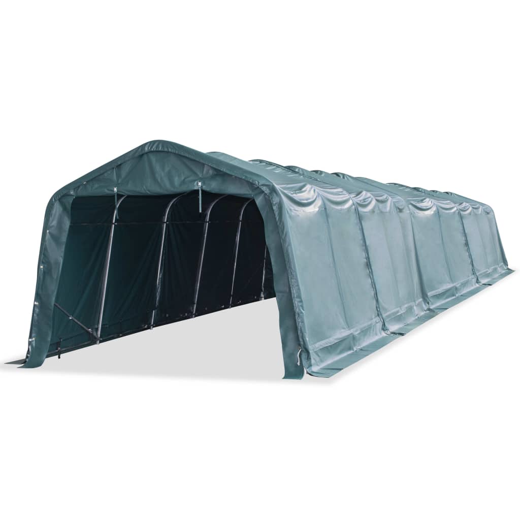 Veetent verwijderbaar 550 g/m² 3,3x16 m PVC donkergroen is nu te koop bij PeponiXL, paradijselijk wonen!