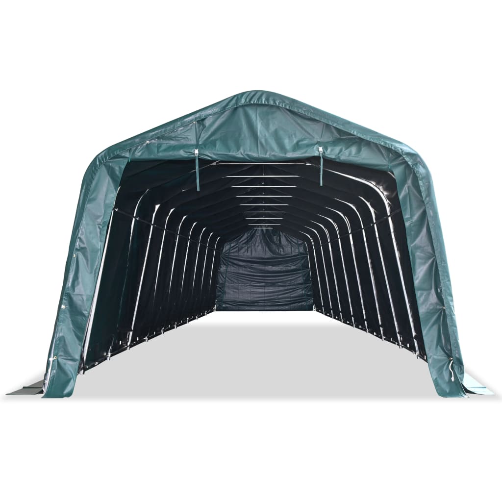 Veetent verwijderbaar 550 g/m² 3,3x16 m PVC donkergroen is nu te koop bij PeponiXL, paradijselijk wonen!