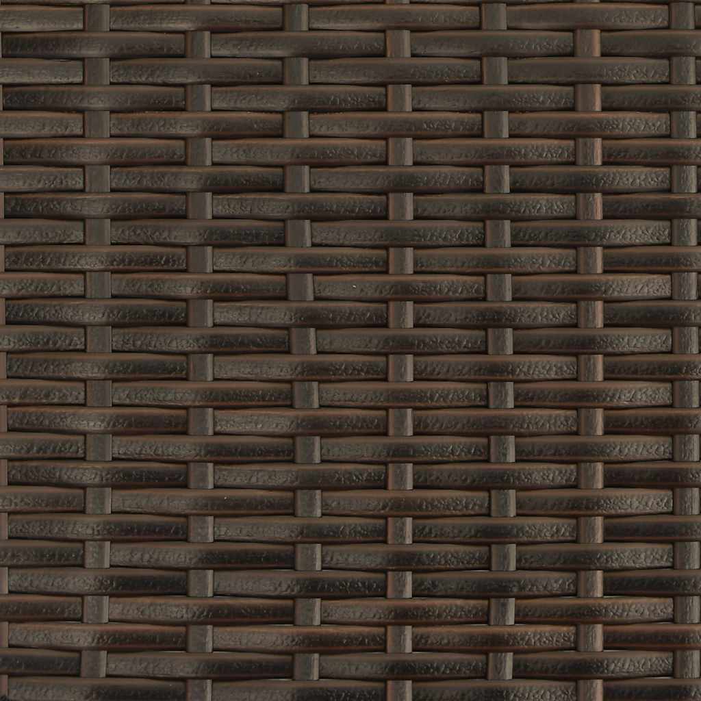 Tuinstoelen stapelbaar 4 st poly rattan bruin is nu te koop bij PeponiXL, paradijselijk wonen!