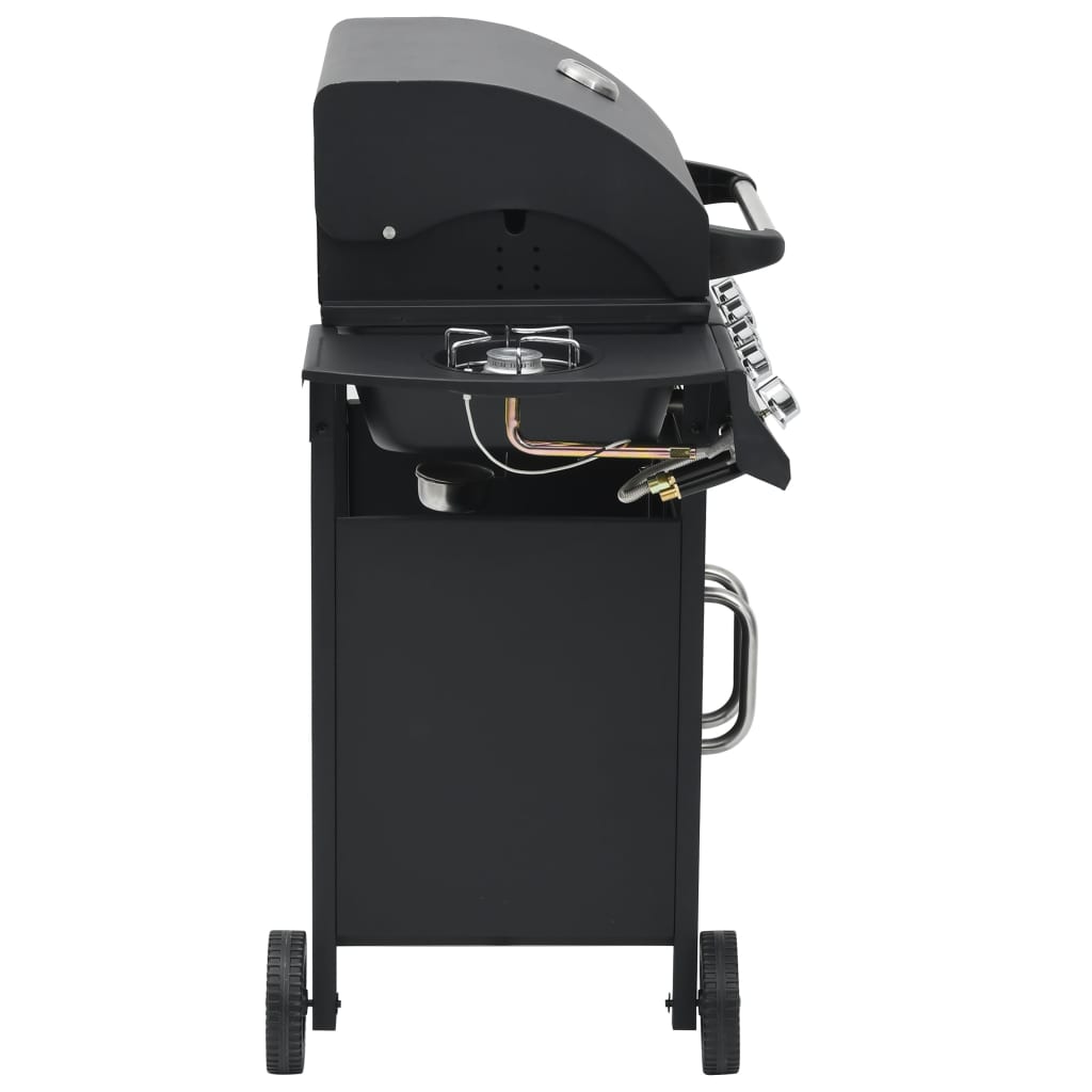 Gasbarbecue 4+1 kookzone staal zwart is nu te koop bij PeponiXL, paradijselijk wonen!